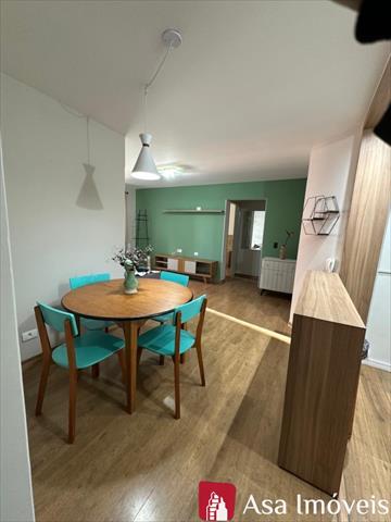 Apartamento para locacao no Centro em Curitiba com 60m² por R$ 3.125,00
