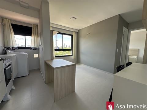Apartamento para locacao no Reboucas em Curitiba com 27,95m² por R$ 2.875,00