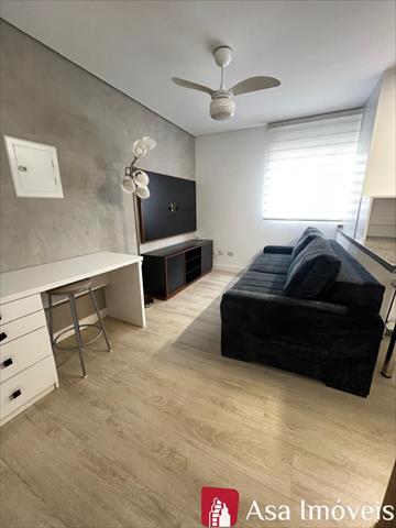 Apartamento para locacao no Agua Verde em Curitiba com 38,96m² por R$ 3.125,00