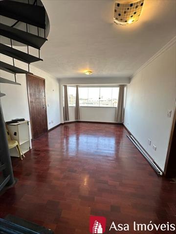 Cobertura para locacao no Reboucas em Curitiba com 106,75m² por R$ 3.375,00