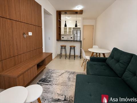 Apartamento para locacao no Centro em Curitiba com 50,03m² por R$ 3.500,00