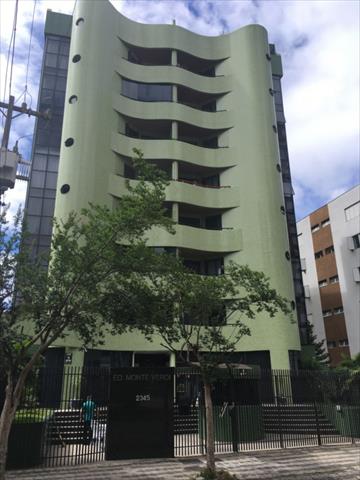 Apartamento para locacao no Agua Verde em Curitiba com 190,2m² por R$ 3.625,00