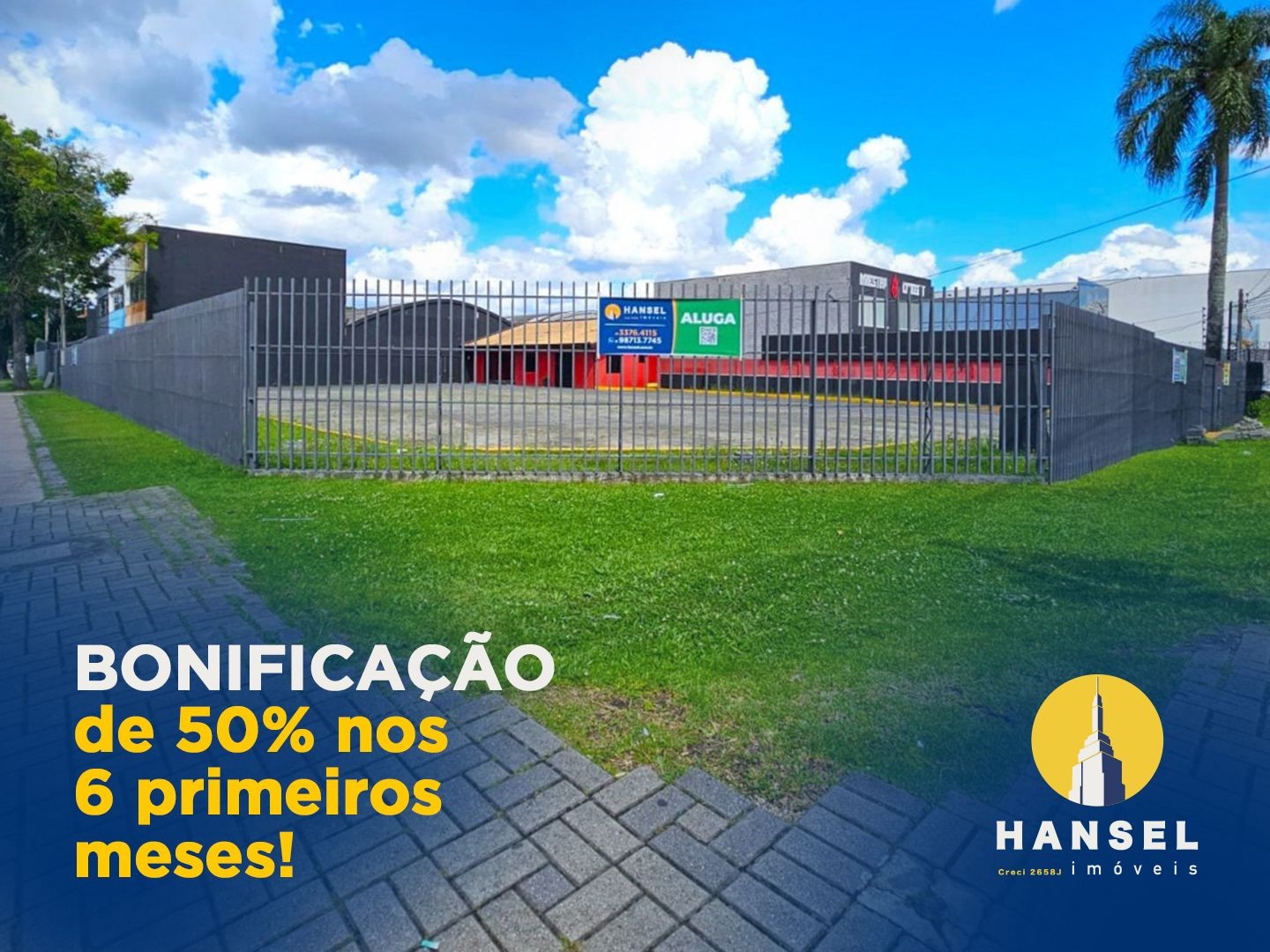 Terreno para locacao no Boqueirao em Curitiba com 1.446m² por R$ 13.800,00