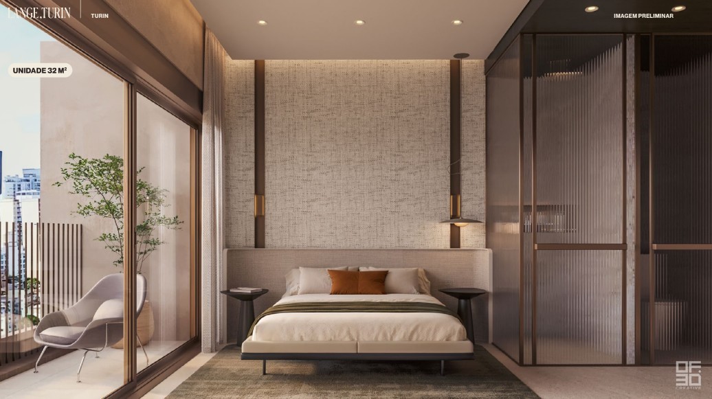 Apartamento para venda no Centro em Curitiba com 32,44m² por R$ 720.290,00