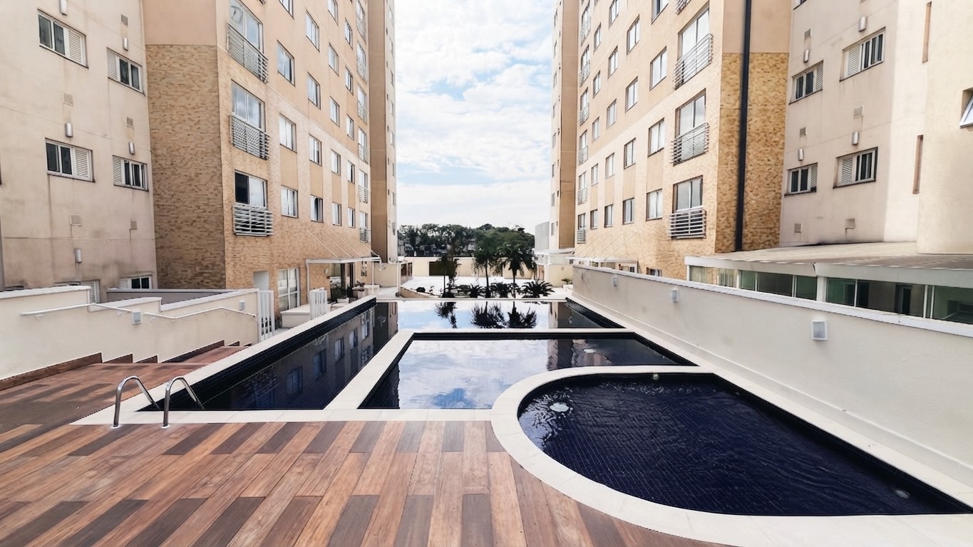 Apartamento para locacao no Boqueirao em Curitiba com 93,37m² por R$ 2.200,00