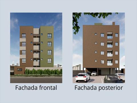 Apartamento para venda no Jd Weissópolis em Pinhais com 75m² por