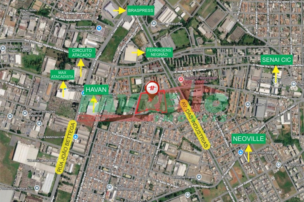 Barracão/Galpão para alugar em Cidade Industrial, Curitiba — Portal Chave Fácil