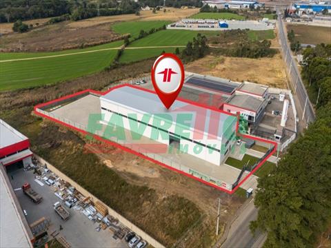 Barracão para locacao no Eucaliptus em Fazenda Rio Grande com 2.141,66m² por R$ 52.000,00