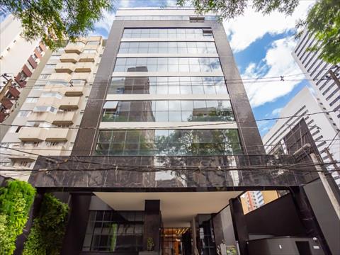 Studio Mobiliado para locacao no Centro em Curitiba com 44m² por R$ 3.500,00
