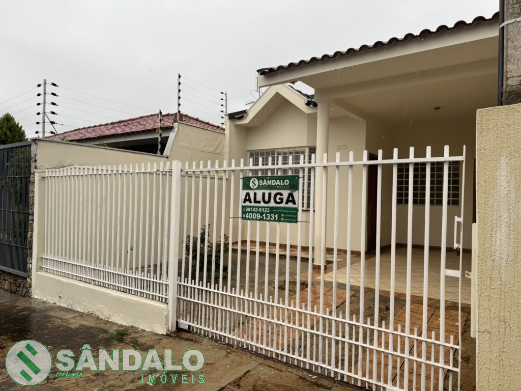 Casa para locacao no Jardim America em Maringa com 150m² por R$ 2.420,00