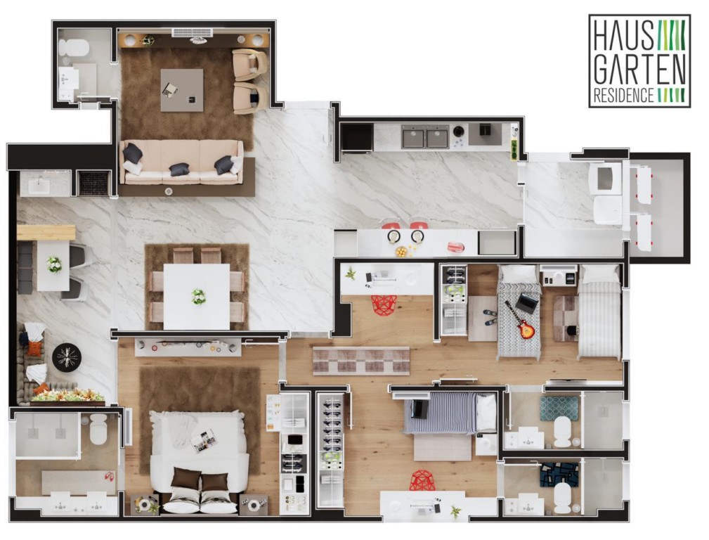 Apartamento para venda no Zona 07 em Maringa com 232,22m² por R$ 1.000.000,00