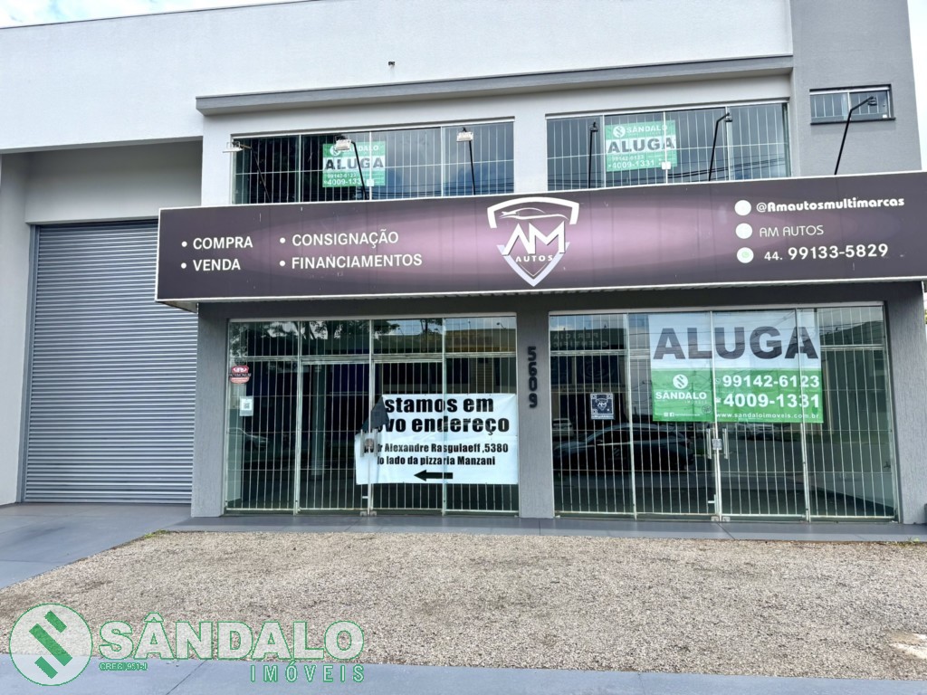 Salão Comercial para locacao no Jardim Real em Maringa com 604,67m² por R$ 8.800,00