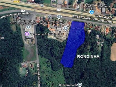 Terreno para venda no Rondinha em Campo Largo com 21.970m² por R$ 4.300.000,00