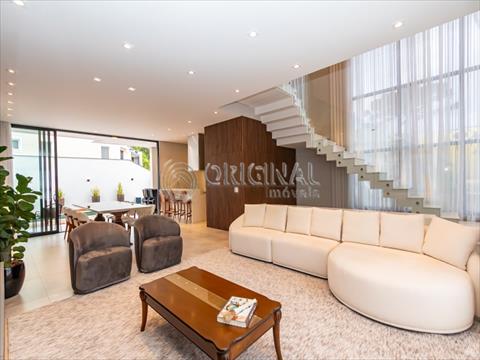 Casa de Condominio para venda no Santa Felicidade em Curitiba com 300m² por R$ 3.300.000,00