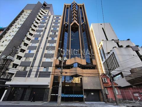 Cjto Comercial_sala para locacao no Centro em Curitiba com 104m² por R$ 1.555,55