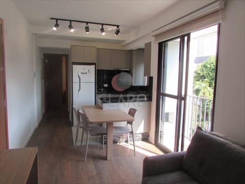 Apartamento para locacao no Alto da Gloria em Curitiba com 48,59m² por R$ 2.600,00