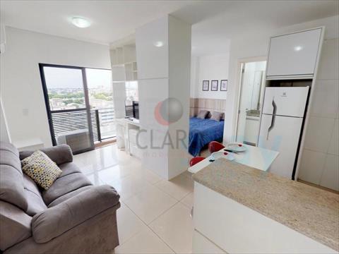 Apartamento para locacao no Centro em Curitiba com 50m² por R$ 2.500,00