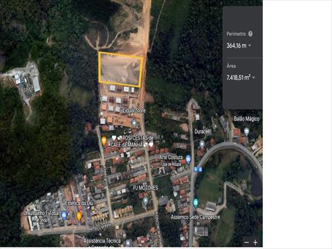 Terreno para venda no Embu em Colombo com 2.413,01m² por R$ 540.000,00