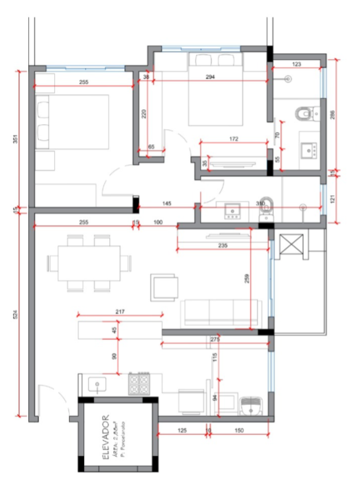 Apartamento para venda no Nova Russia em Ponta Grossa com 144,61m² por R$ 463.000,00