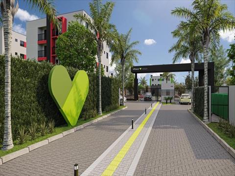 Apartamento para locacao no Uvaranas em Ponta Grossa com 51m² por R$ 1.400,00