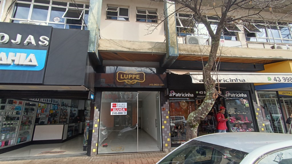 Sala Comercial para locacao no Centro em Apucarana com 0m² por R$ 5.500,00