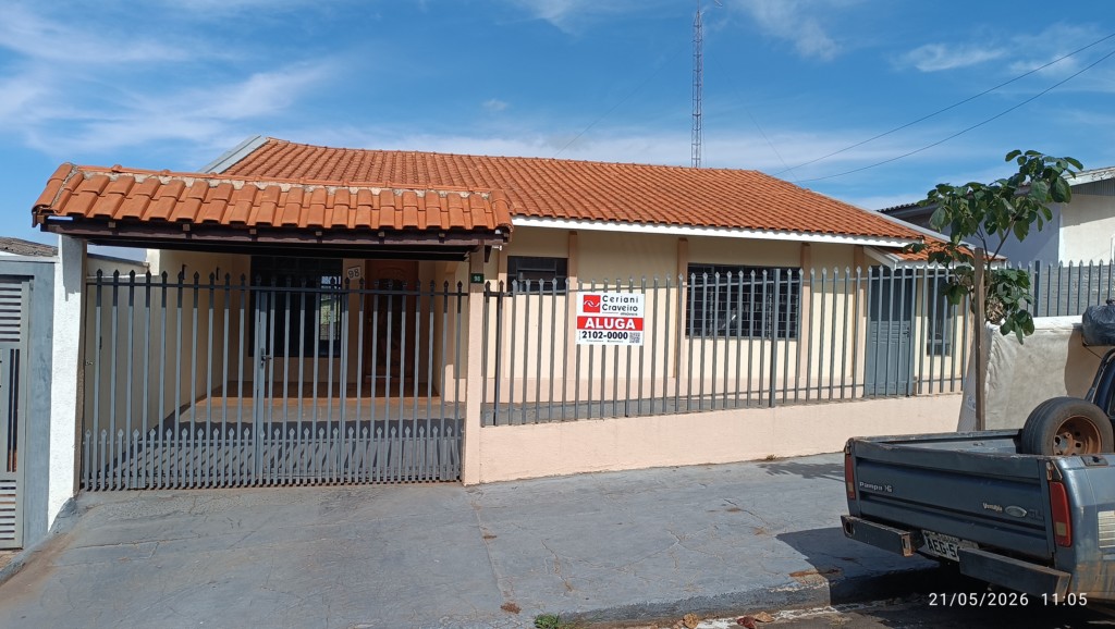 Residência para locacao no Vila Sao Carlos em Apucarana com 0m² por R$ 1.450,00