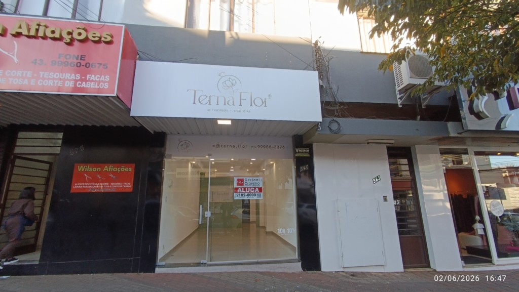Sala Comercial para locacao no Centro em Apucarana com 0,00m² por R$ 4.000,00