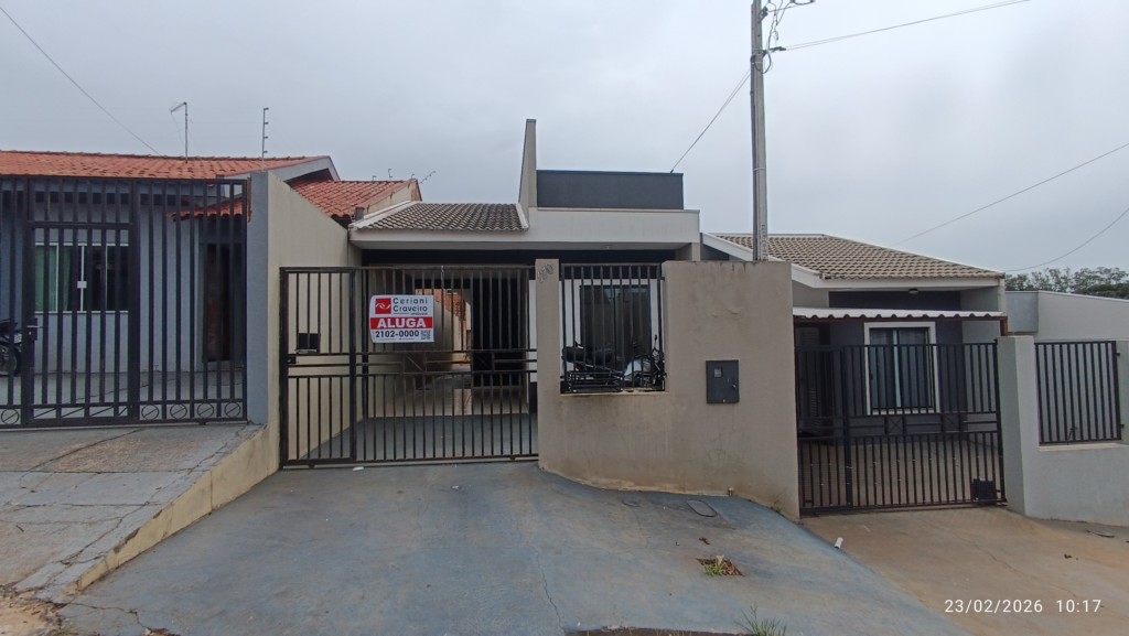 Residência para locacao no Residencial Araucaria em Apucarana com 66,98m² por R$ 1.000,00