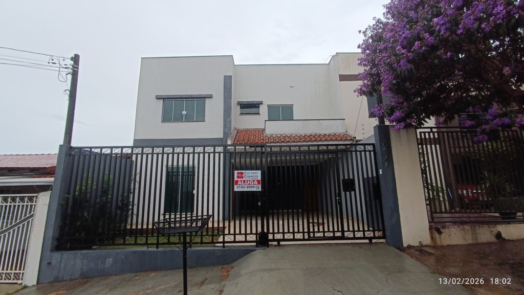 Sobrado para locacao no Loteamento Santa Candida em Apucarana com 0m² por R$ 2.000,00