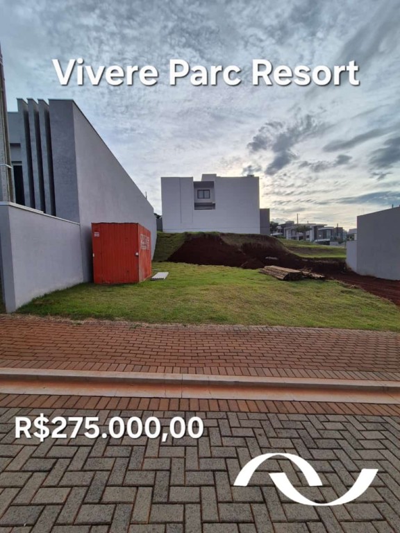 Terreno em Condomínio para venda no Vivere Parc Condominio Resort em Apucarana com 220m² por R$ 275.000,00