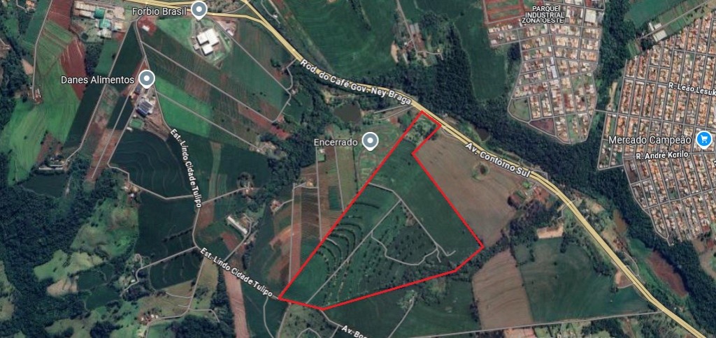 Área Rural para venda no Gleba Pirapo em Apucarana com 532.682m² por R$ 12.100.000,00