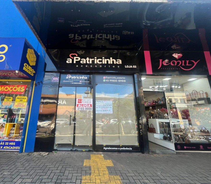 Sala Comercial para locacao no Centro em Apucarana com 0m² por R$ 9.500,00