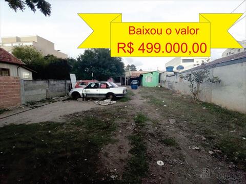 Terreno para venda no Parolin em Curitiba com 385m² por R$ 499.000,00