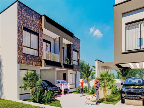 Sobrado para venda no Boqueirao em Curitiba com 102,38m² por R$ 685.000,00