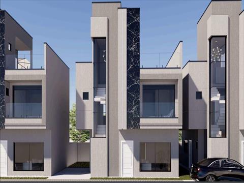 Sobrado para venda no Capao Raso em Curitiba com 127,73m² por R$ 898.000,00