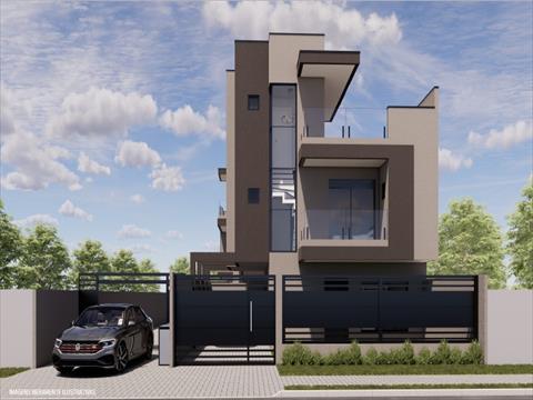 Sobrado para venda no Hauer em Curitiba com 151,9m² por R$ 1.250.000,00