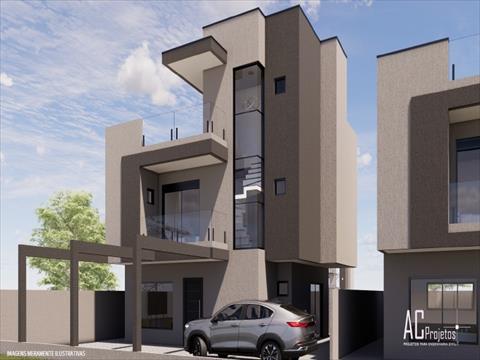 Sobrado para venda no Hauer em Curitiba com 151,34m² por R$ 1.290.000,00