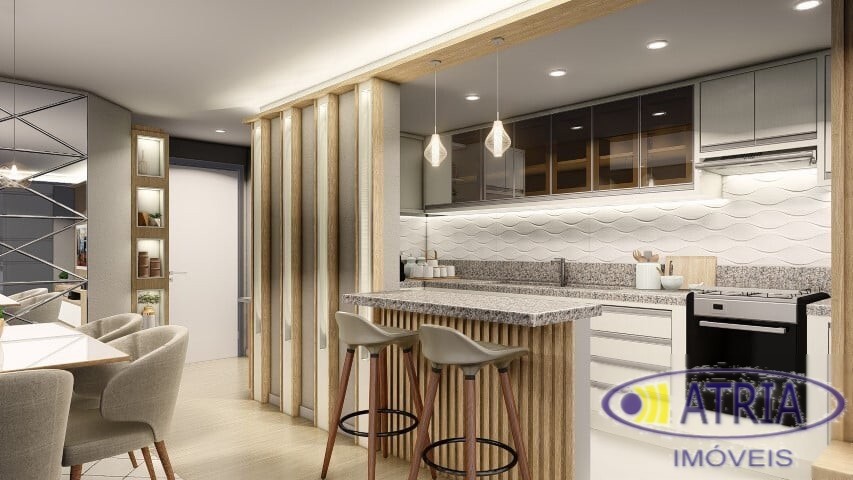 Apartamento para venda no Capao Raso em Curitiba com 99,84m² por R$ 691.942,08