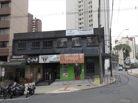 Conjunto Comercial para locacao no Agua Verde em Curitiba com 126,5m² por R$ 3.687,50