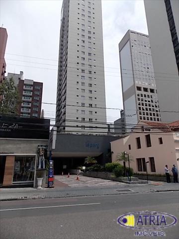 Apartamento para locacao no Centro em Curitiba com 40m² por R$ 3.125,00