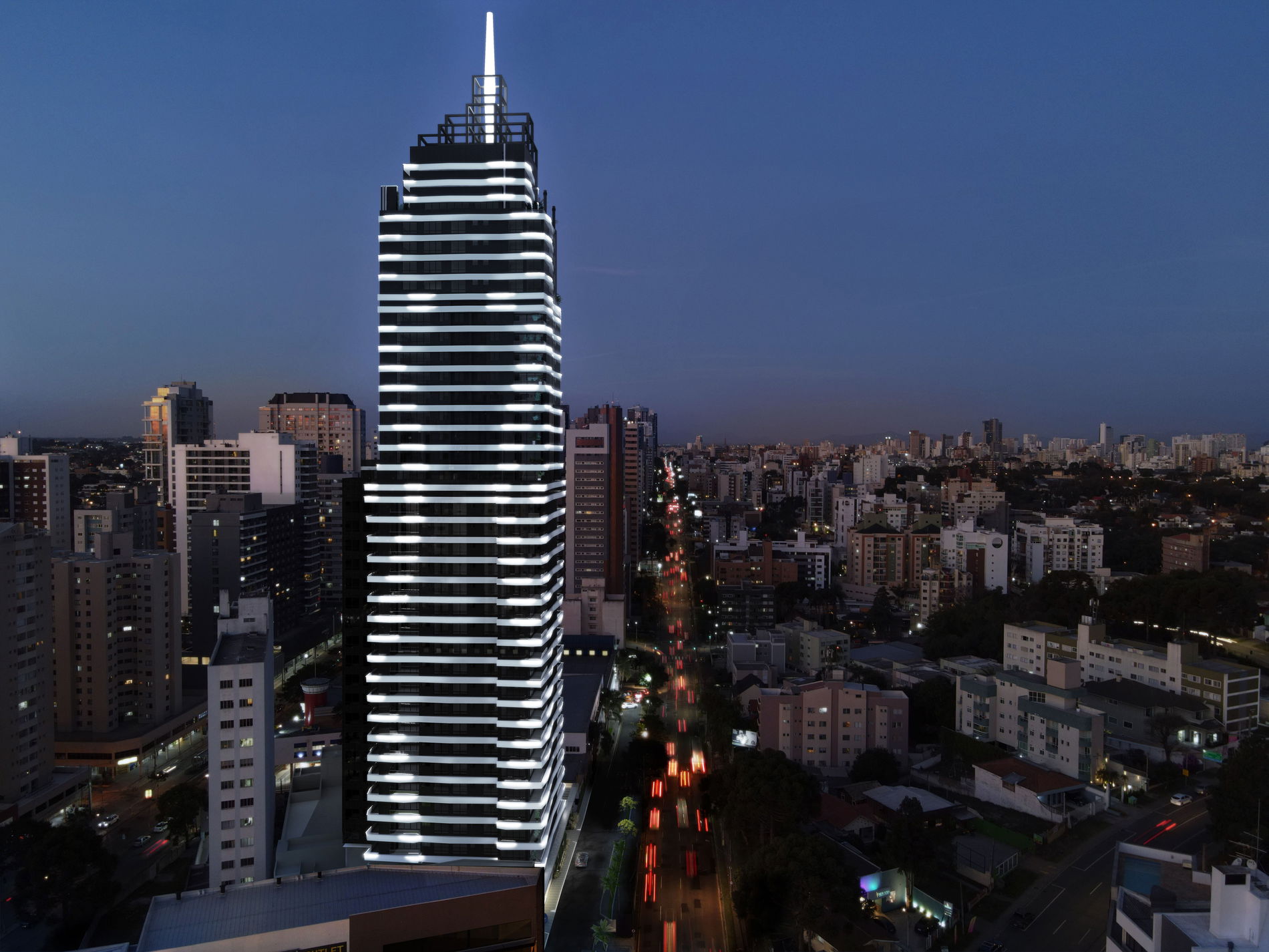Apartamento para venda no Champagnat em Curitiba com 234,3m² por R$ 2.292.200,00