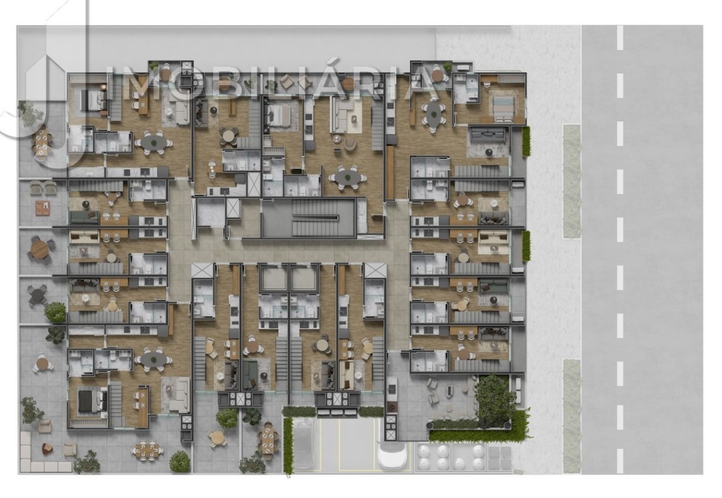 Apartamento para venda no Cachoeira do Bom Jesus em Florianopolis com 24,48m² por R$ 394.438,64