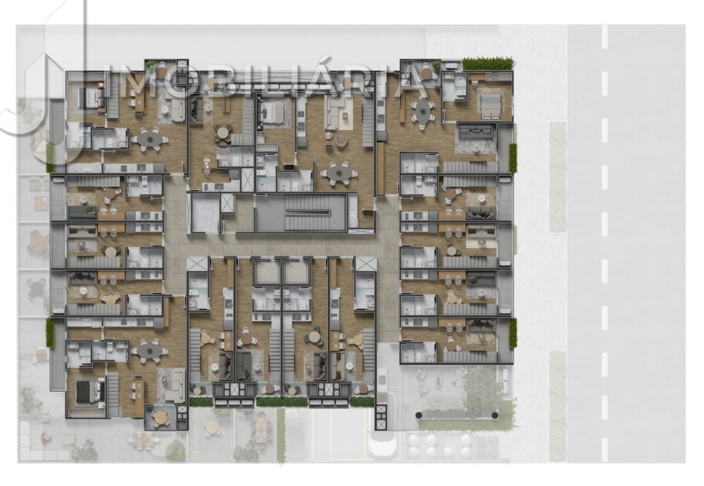 Apartamento para venda no Cachoeira do Bom Jesus em Florianopolis com 24,48m² por R$ 394.438,64