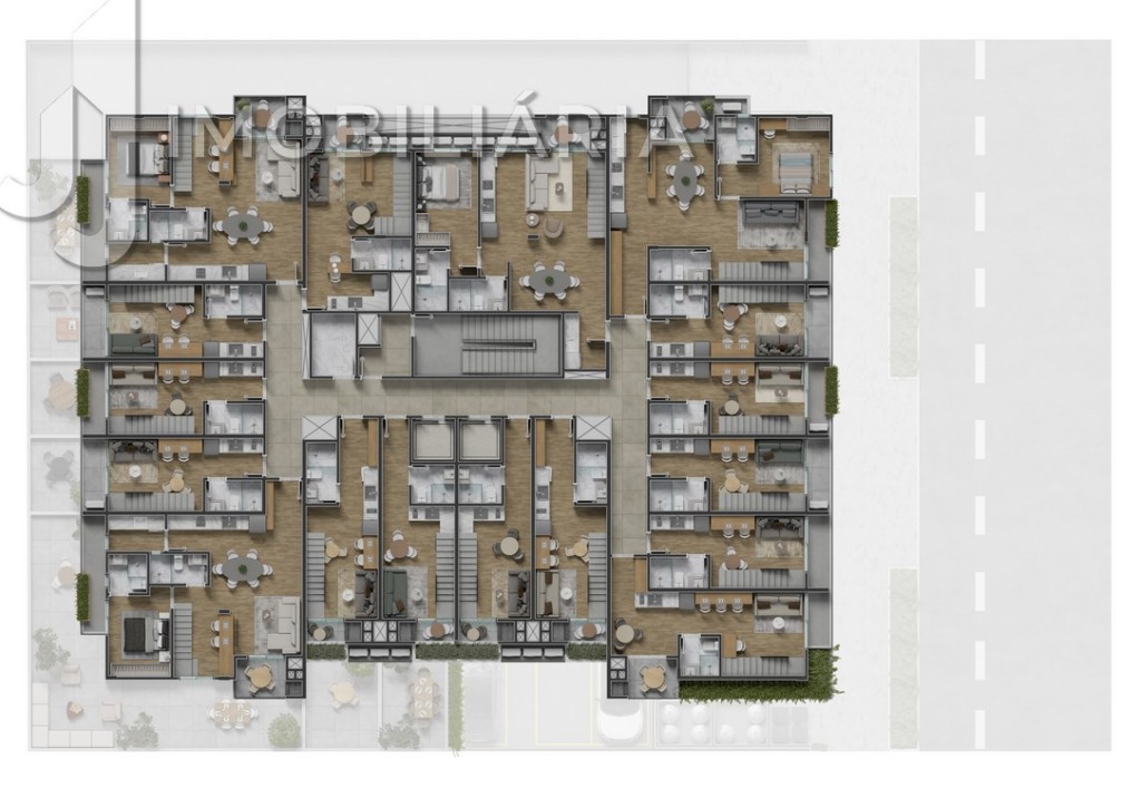 Apartamento para venda no Cachoeira do Bom Jesus em Florianopolis com 24,48m² por R$ 394.438,64
