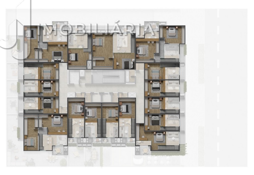 Apartamento para venda no Cachoeira do Bom Jesus em Florianopolis com 24,48m² por R$ 394.438,64