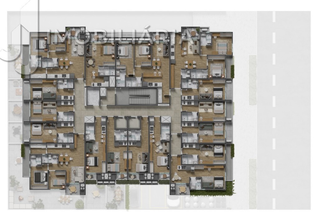 Apartamento para venda no Cachoeira do Bom Jesus em Florianopolis com 24,48m² por R$ 394.438,64