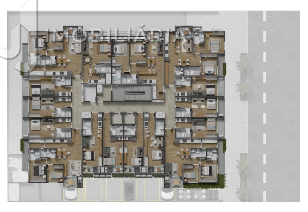 Apartamento para venda no Cachoeira do Bom Jesus em Florianopolis com 24,48m² por R$ 394.438,64