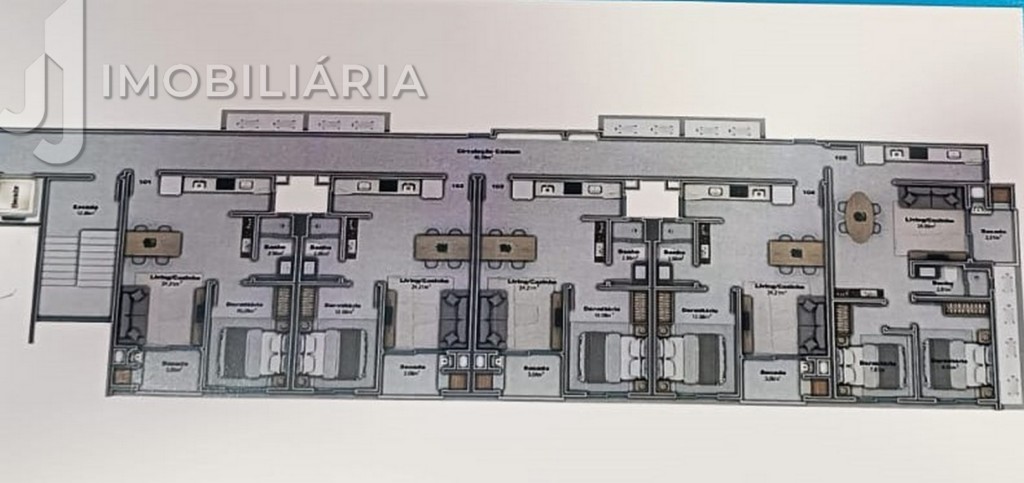 Apartamento para venda no Ingleses do Rio Vermelho em Florianopolis com 59,66m² por R$ 614.342,00
