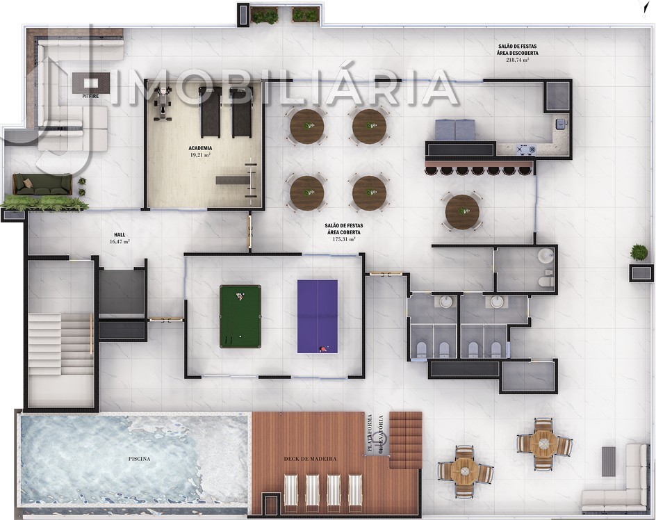 Apartamento para venda no Ingleses do Rio Vermelho em Florianopolis com 47,74m² por R$ 486.997,50