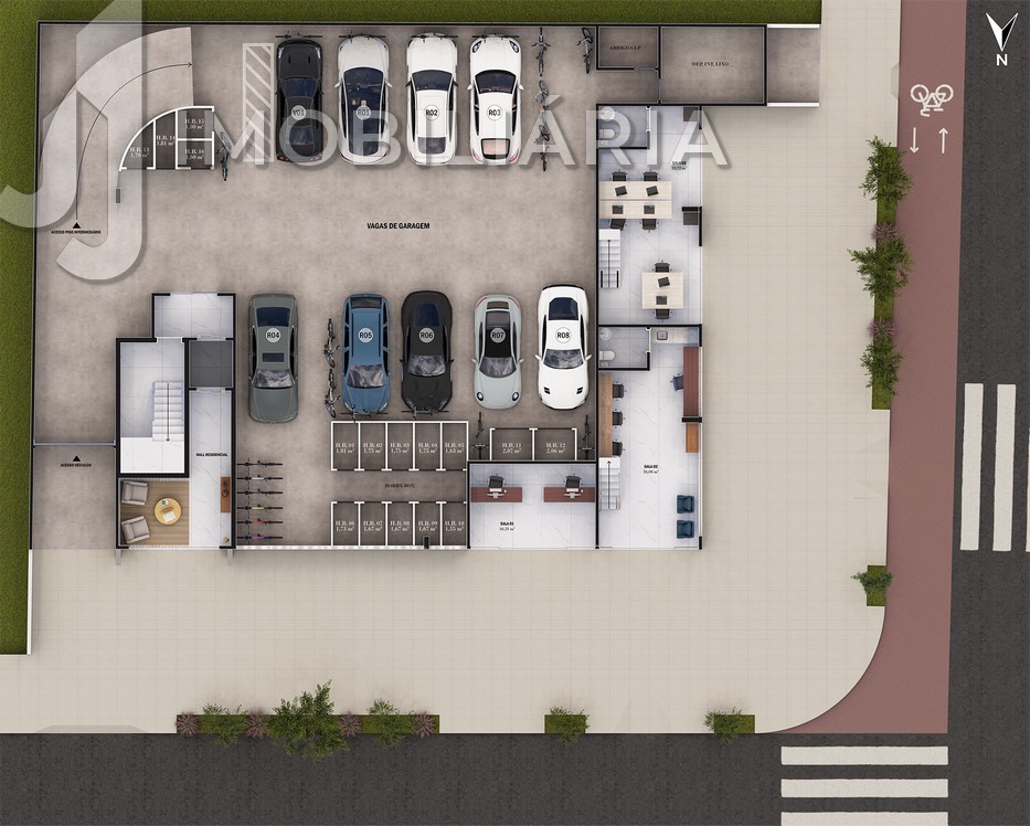 Apartamento para venda no Ingleses do Rio Vermelho em Florianopolis com 47,74m² por R$ 486.997,50